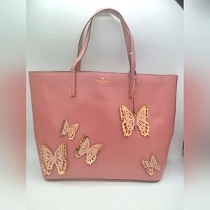 Kate Spade All the Buzz Butterfly pink tote Hawaiian Exclusive